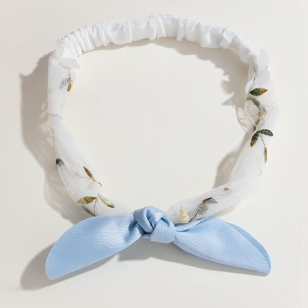 

Knot Design Mesh Hair Band, Blue