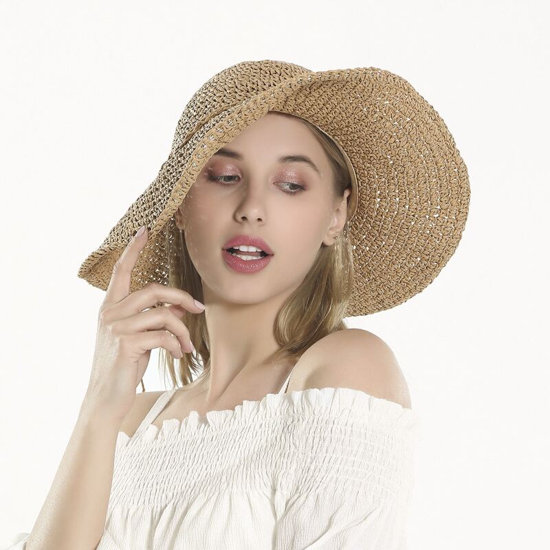 

Knot Straw Hat, Brown