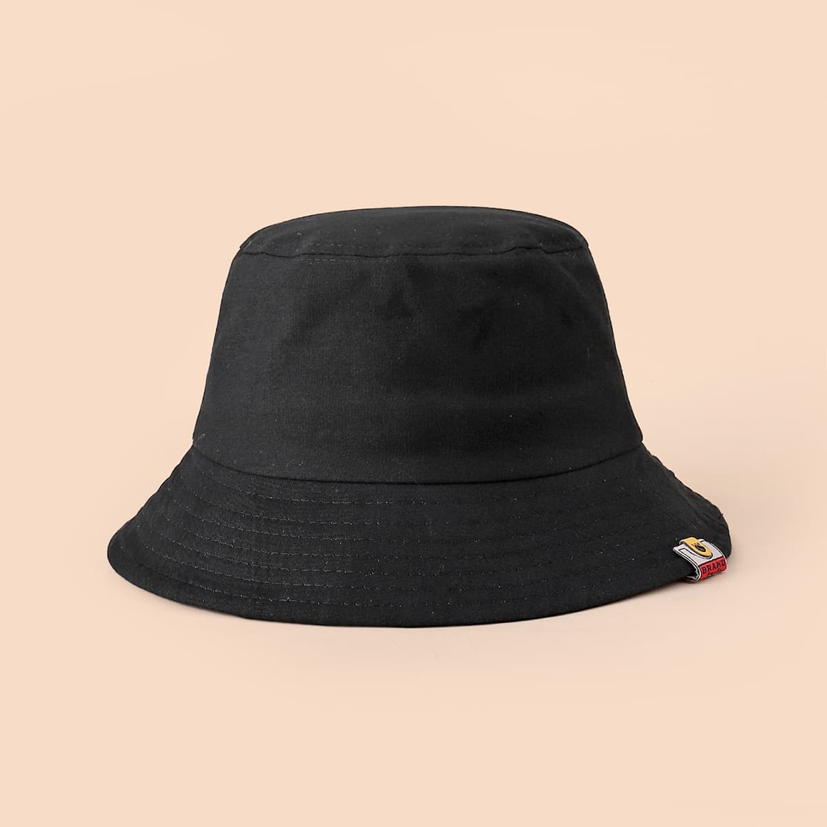 

Solid Bucket Hat, Black