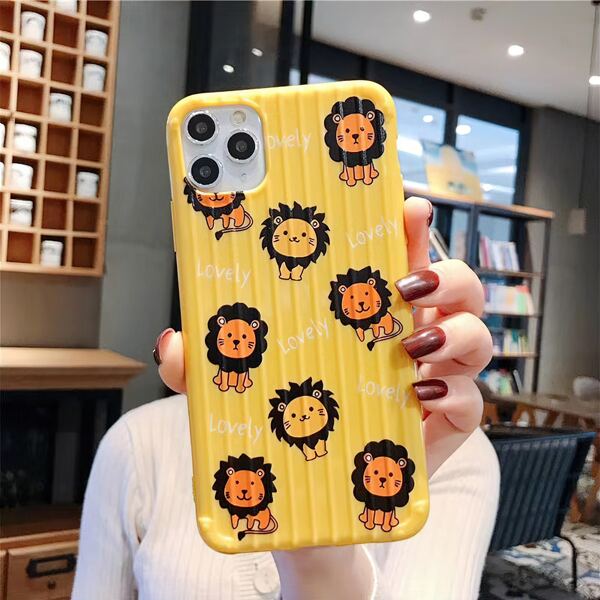 

Чехол для телефона с львом, Жёлтые