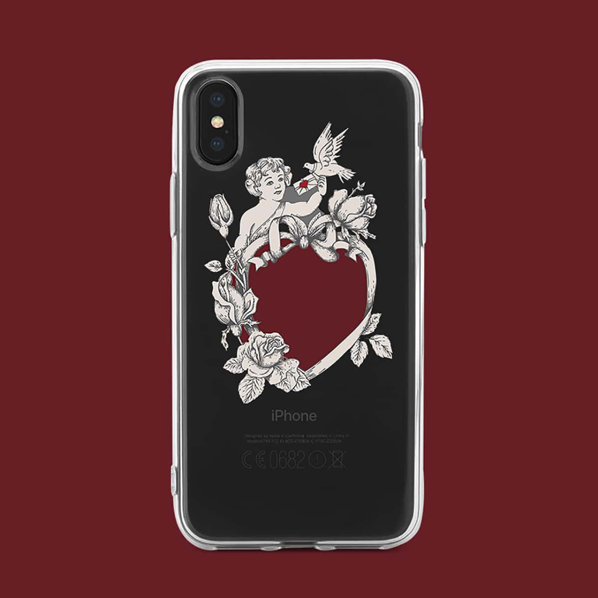 

Figure Print Phone Case, Multicolor