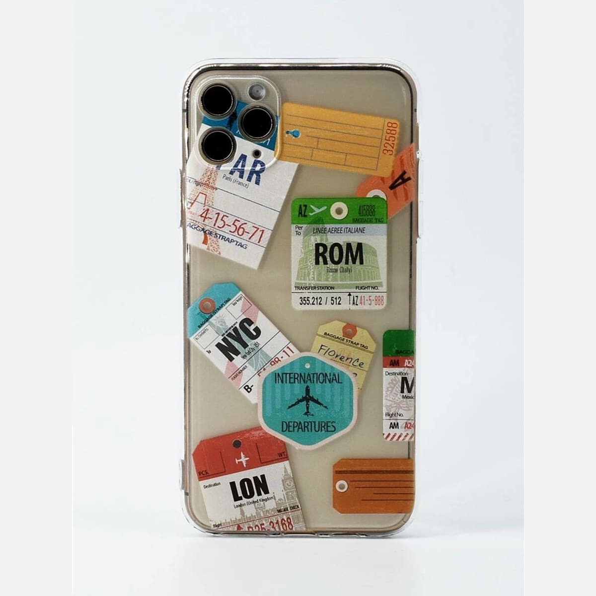 

label Print Phone Case, Multicolor