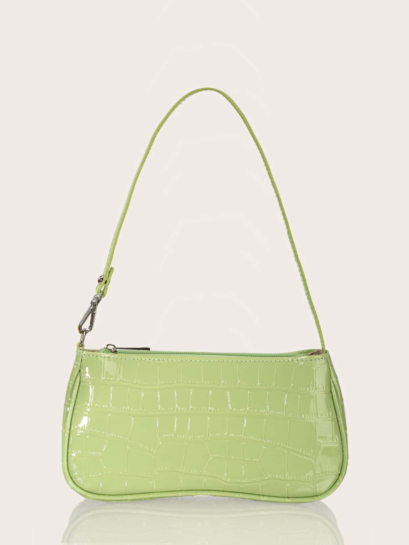 Animal Print Women Shoulder Messenger Bag, Suitable For Commuting And Travel - Green - View 1