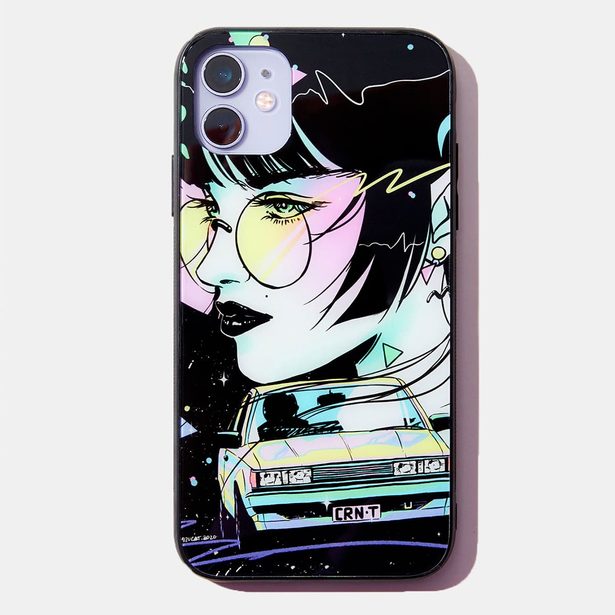 

Cartoon Graphic Phone Case, Multicolor