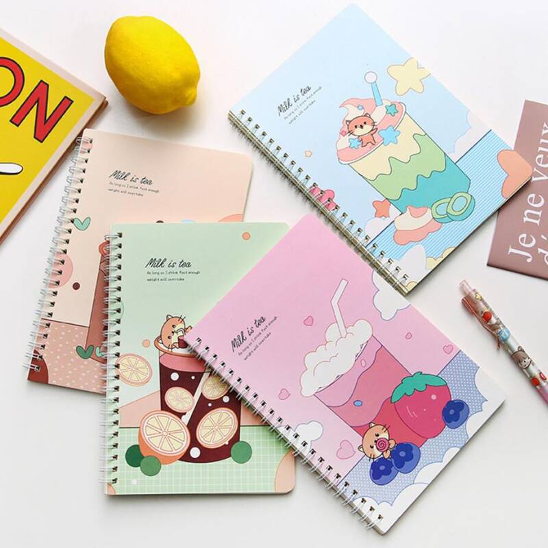 1pc Random Cartoon Notebook, Multicolor