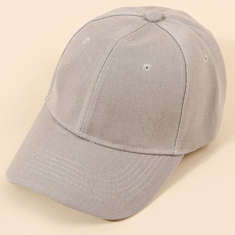 

Guys Solid Baseball Cap, Grey