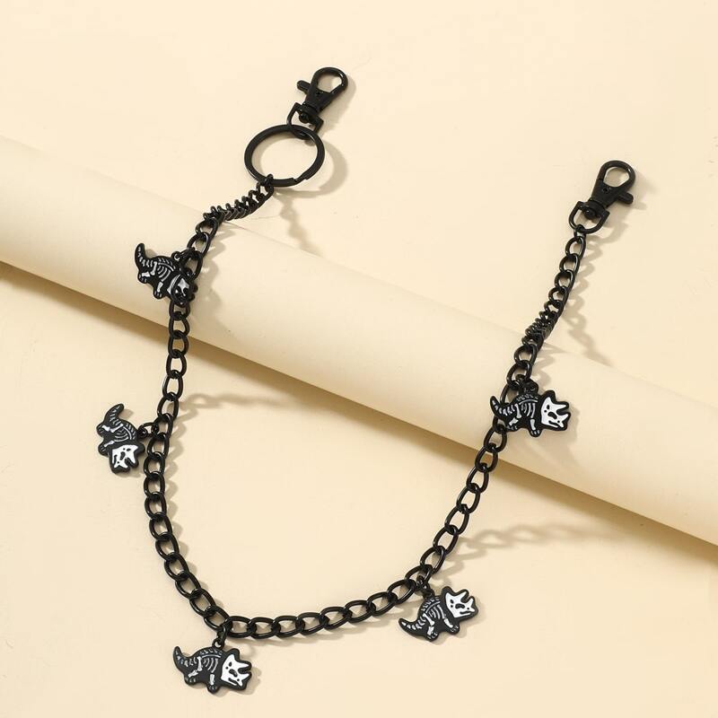 

Dinosaur Pants Chain, Black