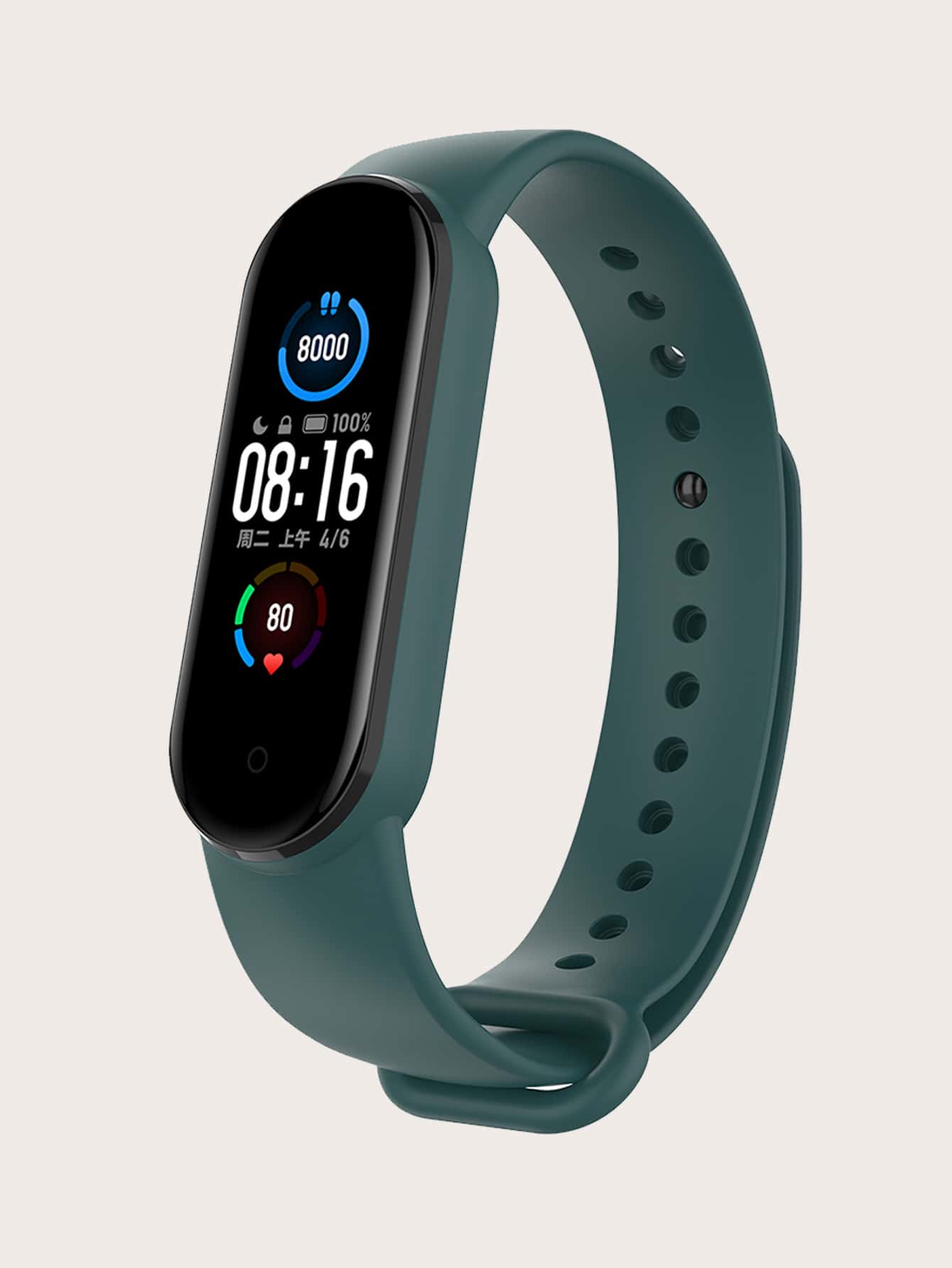 Hộp đựng đồng hồ 2 trong 1 & dây đeo đồng hồ tương thích với Xiaomi - màu xanh lá - Xem 1