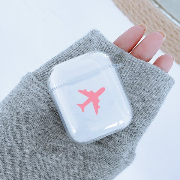 

Plane Pattern Clear Case For Airpods