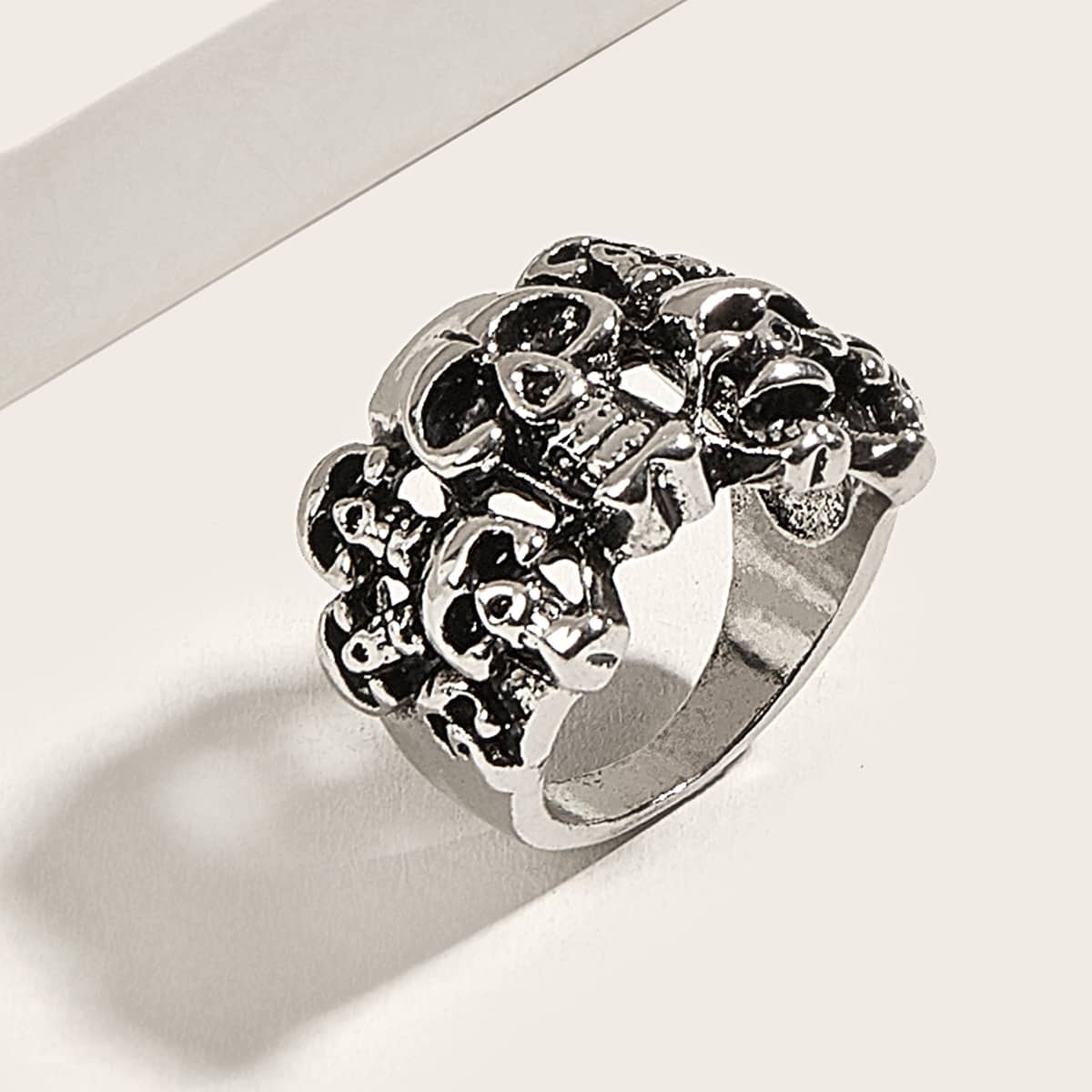 

Skull Design Ring, Silver