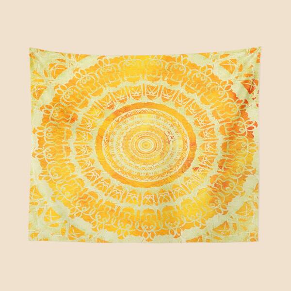 

Mandala Print Tapestry, Multicolor