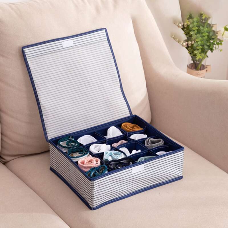 

1pc Multi-grid Storage Bag, Multicolor