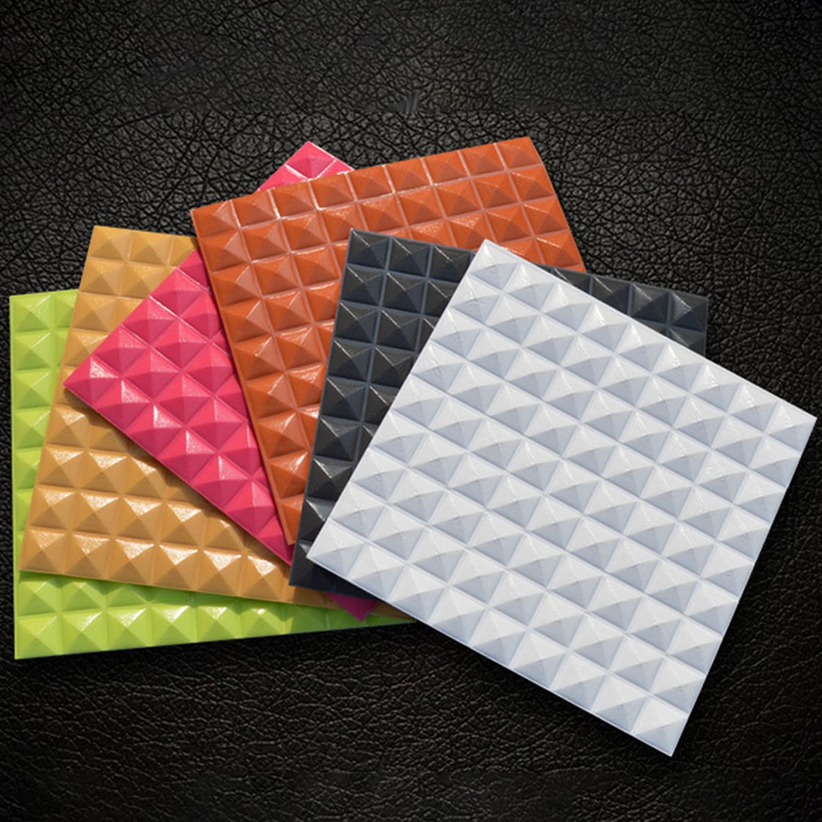 

1pc Random Quilted Wall Sticker, Multicolor