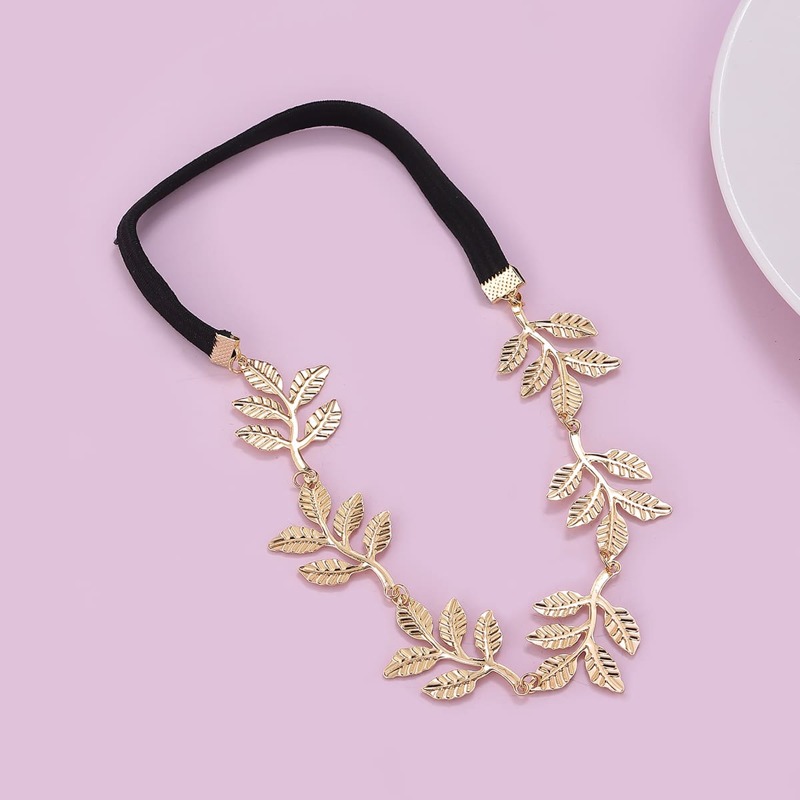 

Leaf Decor Hair Band, Gold