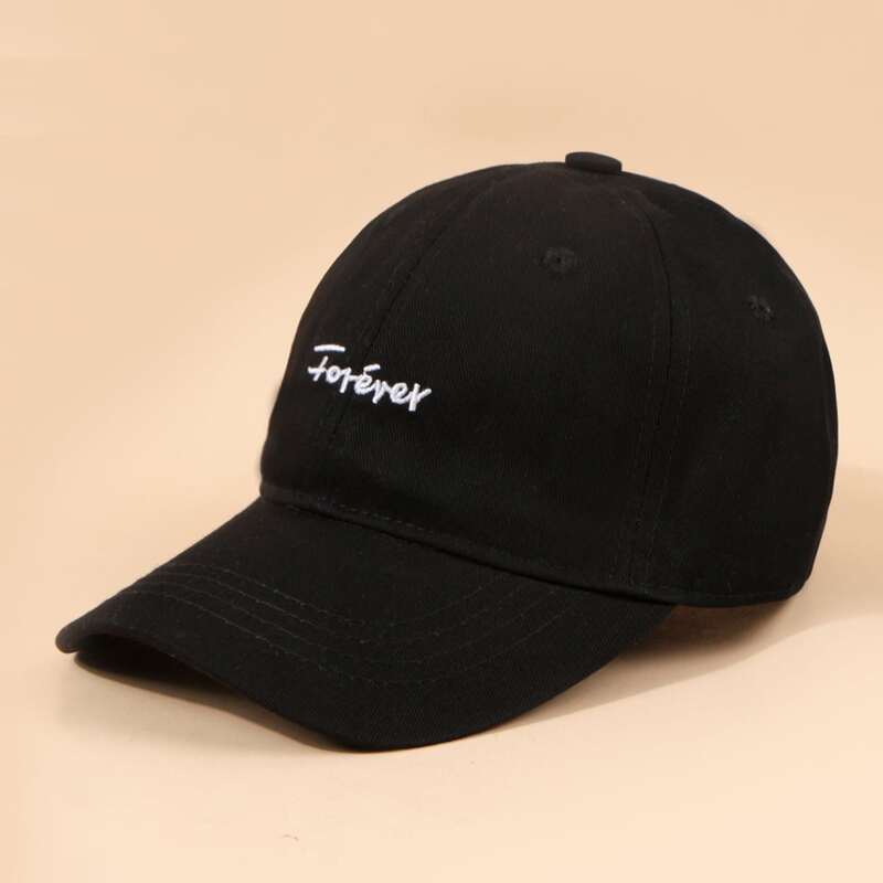 

Guys Letter Embroidery Baseball Cap, Black