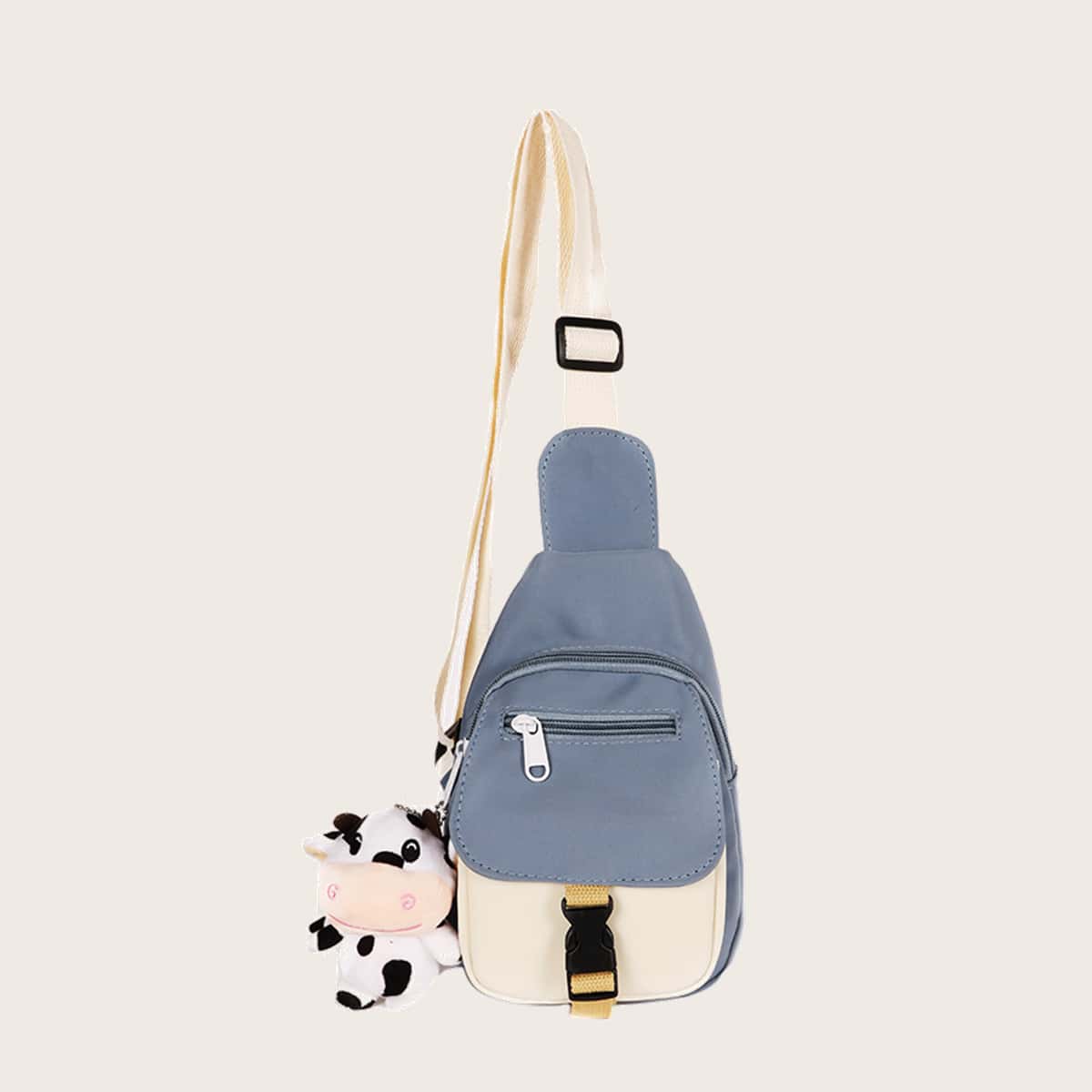 

Colorblock Sling Bag, Blue