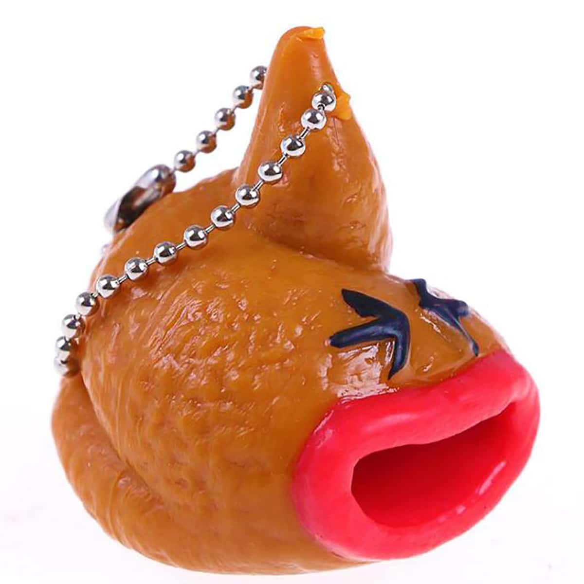 

1pc Cartoon Poop Squeeze Toy, Brown