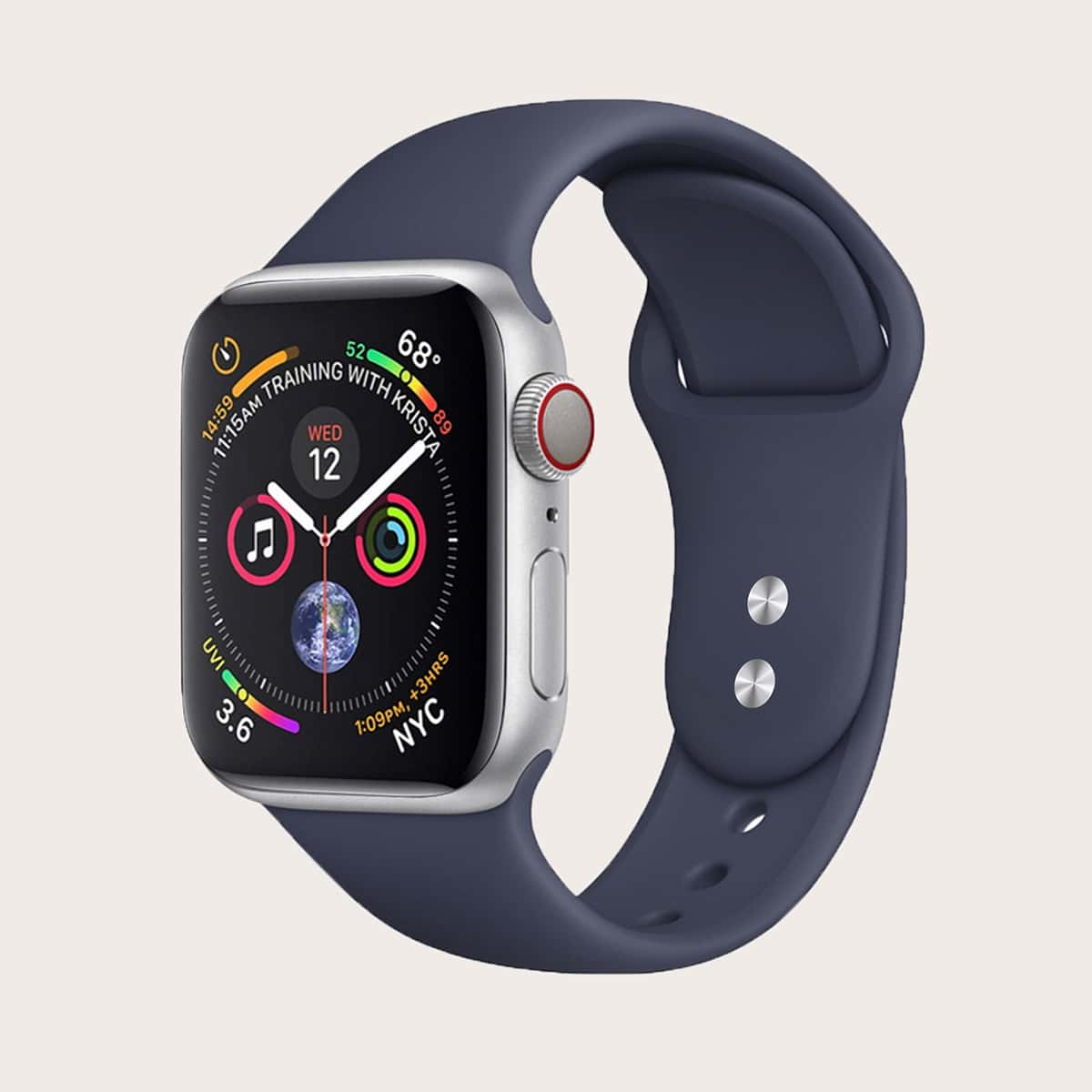 

Solid Apple Watch Band, Blue