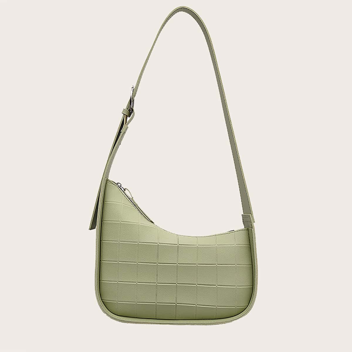 

Quilted Shoulder Bag, Green