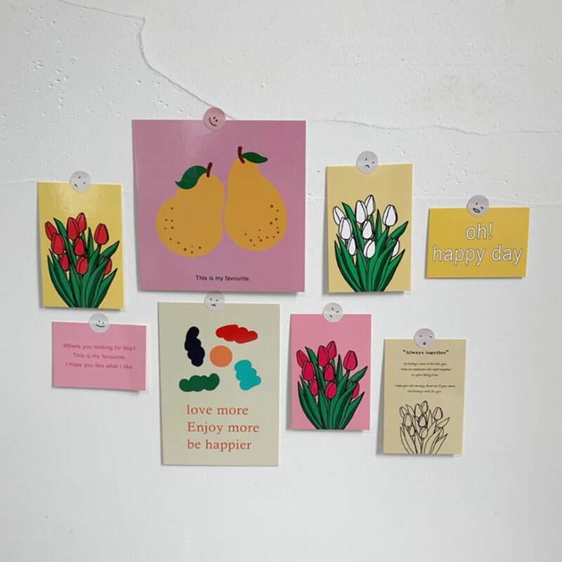 

8pcs Floral Material Paper, Multicolor