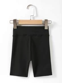 小女童字母圖案機車短褲