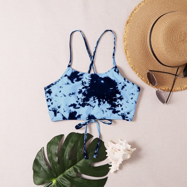 

Tie Dye Bikini Top, Multicolor