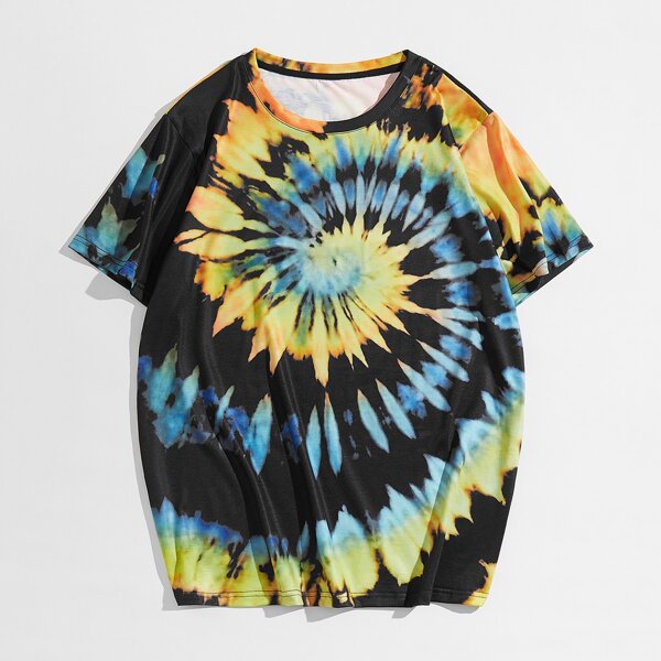 

Men Tie Dye Short Sleeve Tee, Multicolor