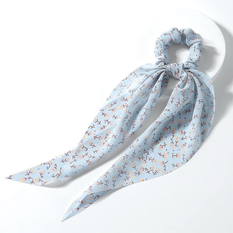 

Ditsy Floral Print Scrunchie Scarf, Blue