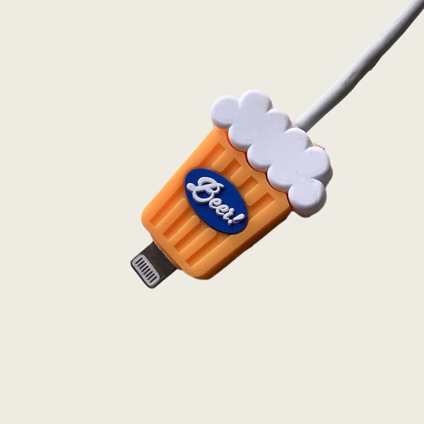 

Beer Shaped Data Cable Protector, Multicolor