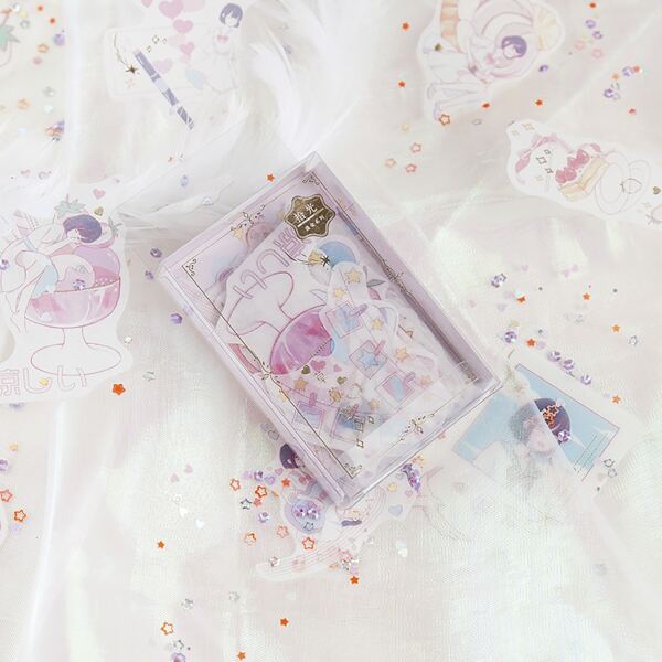 

45pcs Mixed Pattern Random Sticker, Multicolor