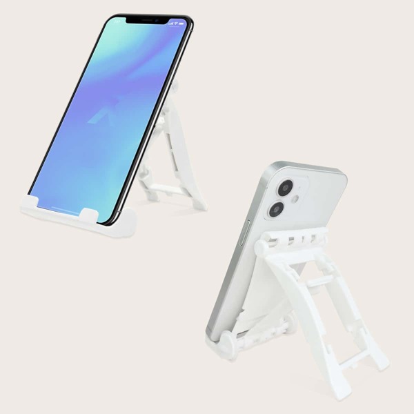

Foldable Desktop Phone Holder, White