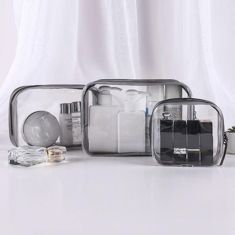 

3pcs Letter Storage Bag, Black