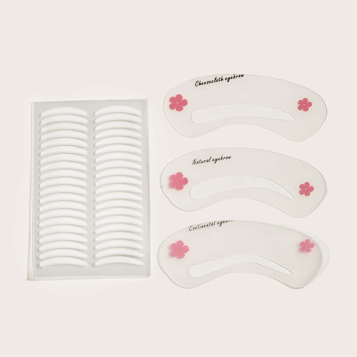 

160pairs Eyelid Tapes & Eyebrow Card, Clear