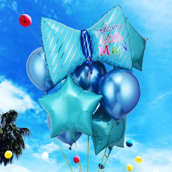 

10pcs Baby Shower Party Balloon Set, Blue