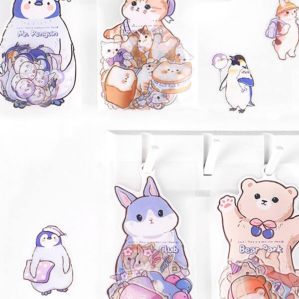 

20pcs Cartoon Graphic Random Sticker, Multicolor