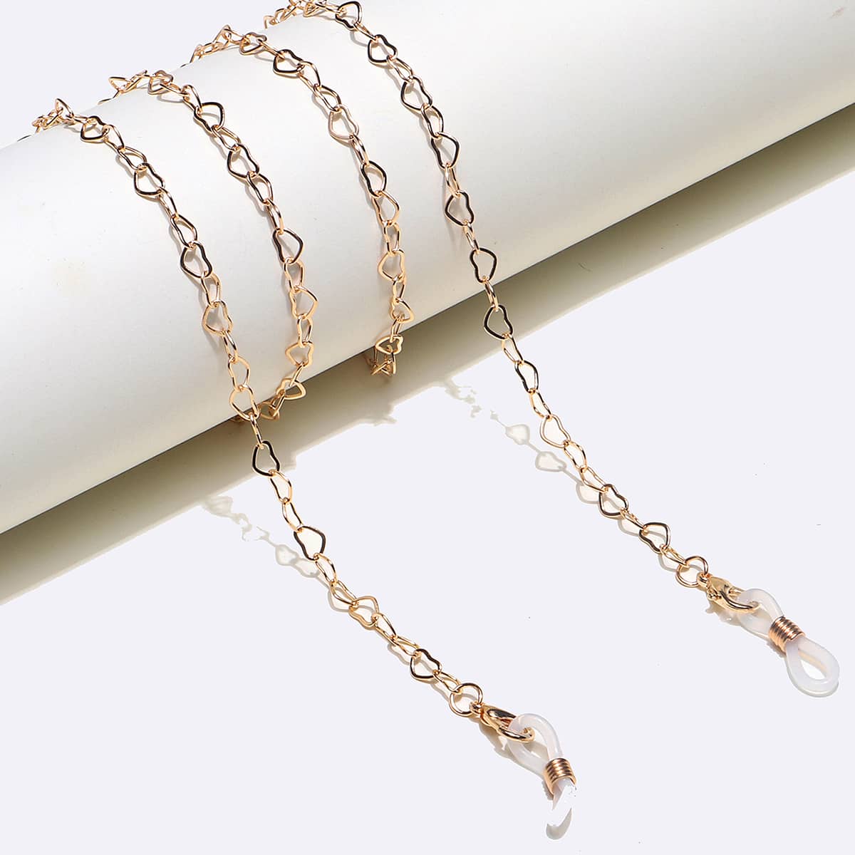 

Heart Decor Glasses Chain, Gold