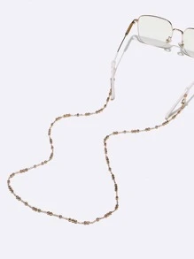 金屬釘珠裝飾眼鏡鏈