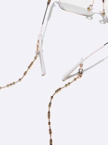 金屬釘珠裝飾眼鏡鏈