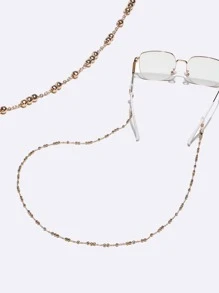 金屬釘珠裝飾眼鏡鏈