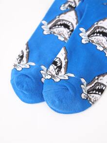 Calcetines de hombres con estampado de animal - Multicolor - Ver 3