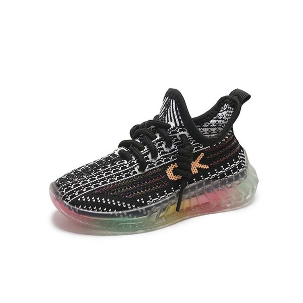 

Toddler Boys Lace-up Decor Sneakers, Black