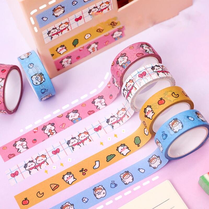 

1roll Random Cartoon DIY Tape, Multicolor