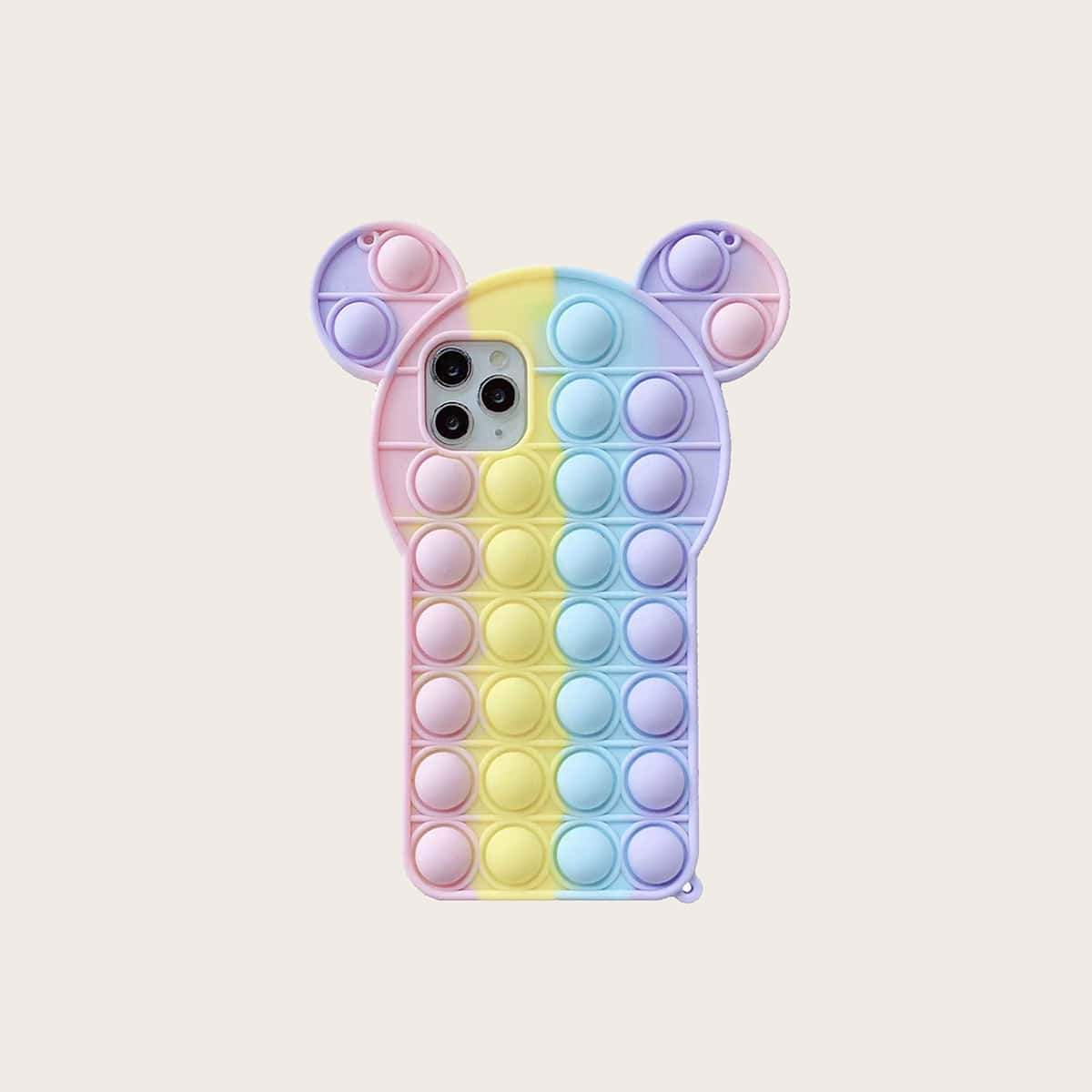 

Bear Shaped Stress Relief Phone Case, Multicolor