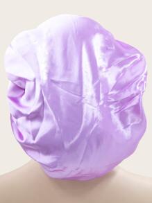 Mũ Ruched đơn giản - Màu tím hoa cà - Xem 2