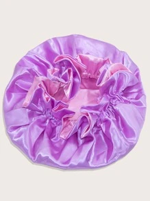 Mũ Ruched đơn giản - Màu tím hoa cà - Xem 3