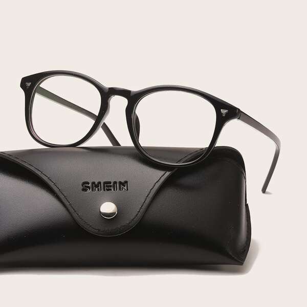 

Men Minimalist Eyeglasses, Black