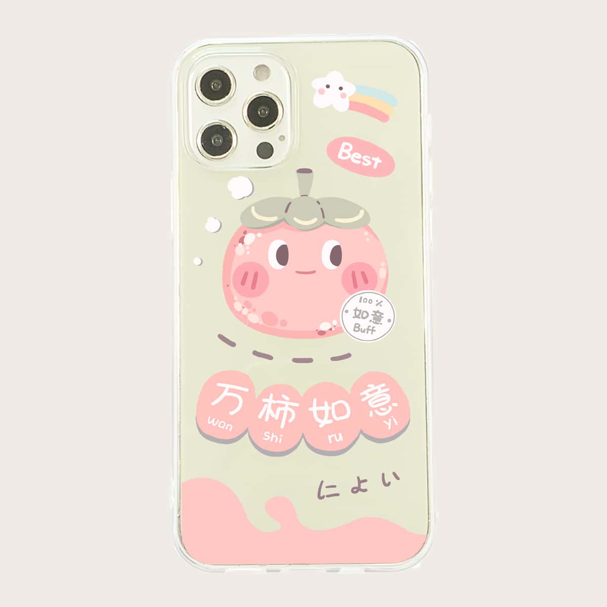 

Cartoon Graphic Phone Case, Multicolor