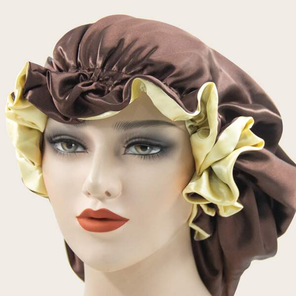 

Simple Ruched Hat, Brown