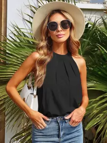 Top unicolore - Noir - Voir 3