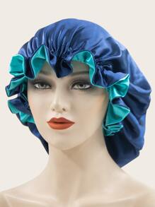 簡約抽褶帽 - 藏蓝色 - 查看 1